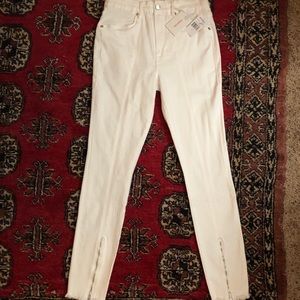 NWT Good American White Jeans